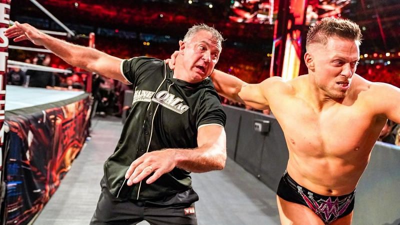 Shane McMahon and The Miz at WrestleMania 35